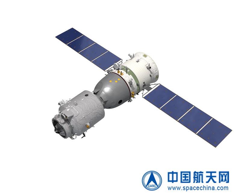 神舟载人飞船模拟图(图源:航天科技集团五院)