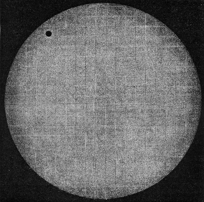 皮埃尔·让森于日本拍摄的金星凌日照片