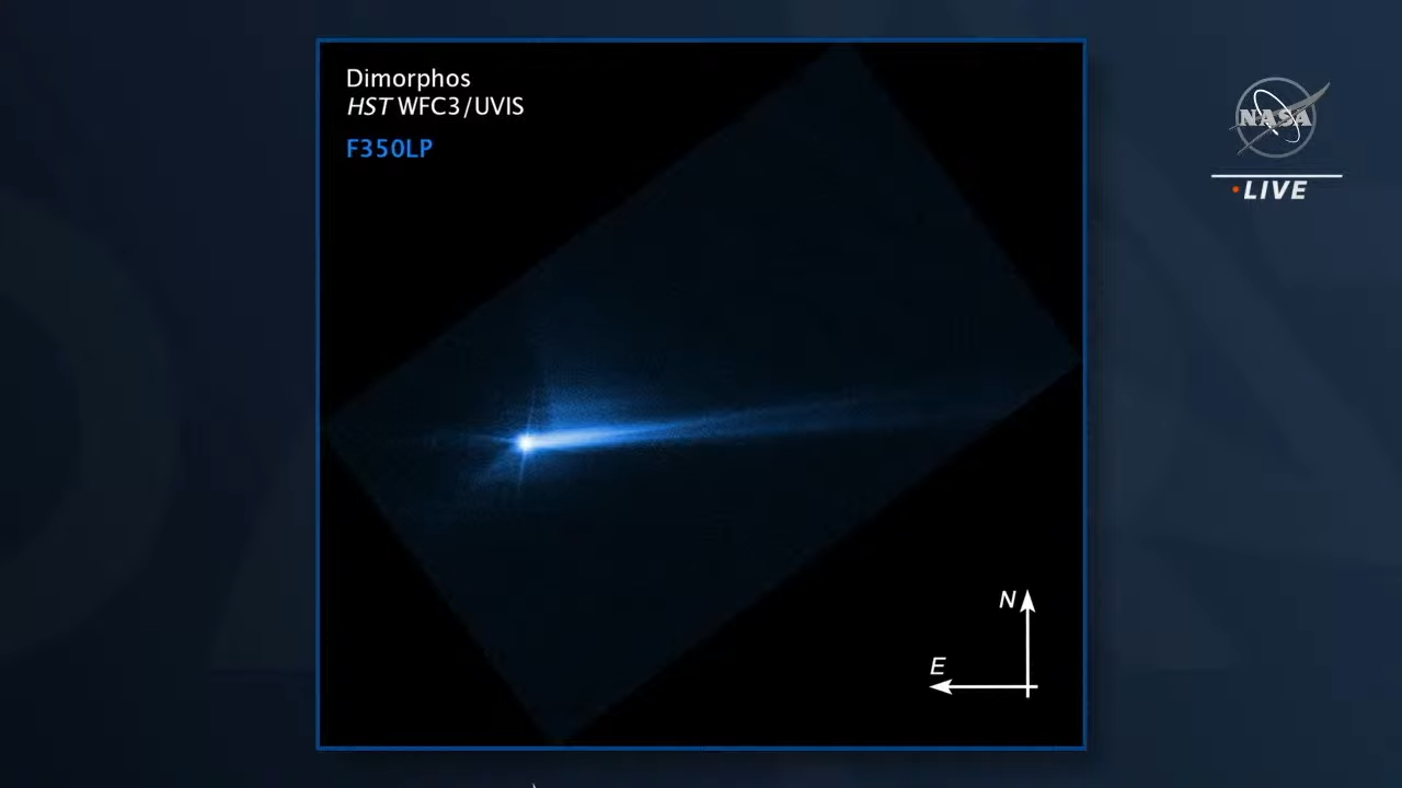 哈勃望远镜拍摄的双生星