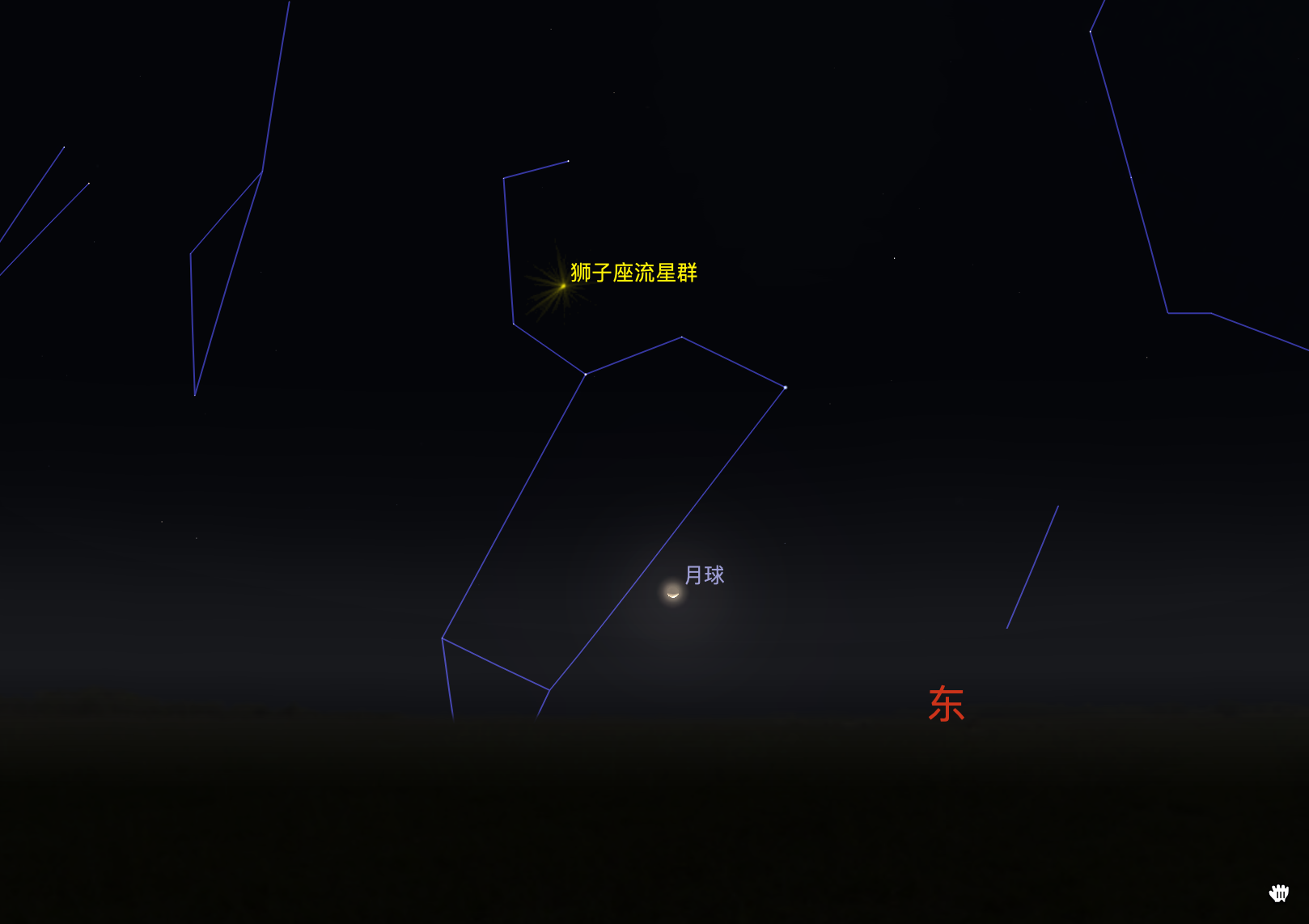 18日凌晨1时左右，受月光影响。