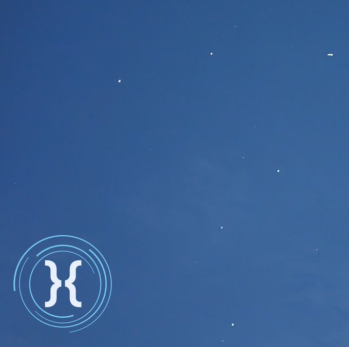 Blue Walker 3经过北斗七星。来源:Exclosure