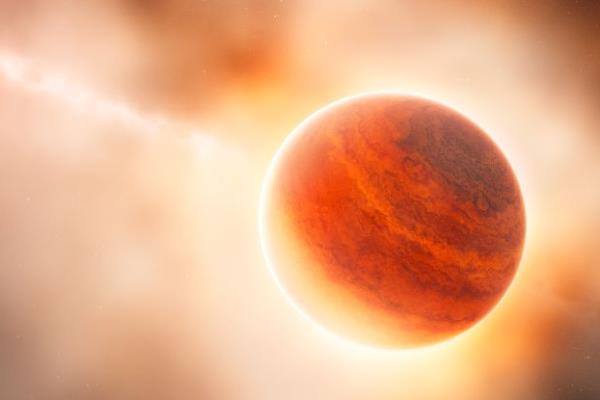 艺术家绘制的正在诞生中的气态巨行星