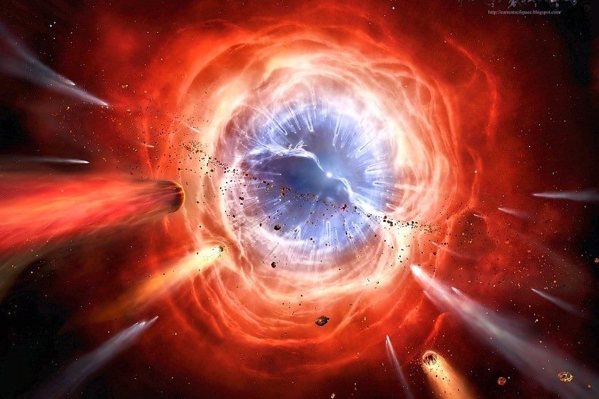 艺术家绘制的行星状星云吞噬其轨道行星的插图(来源:Regulus36/deviantart)