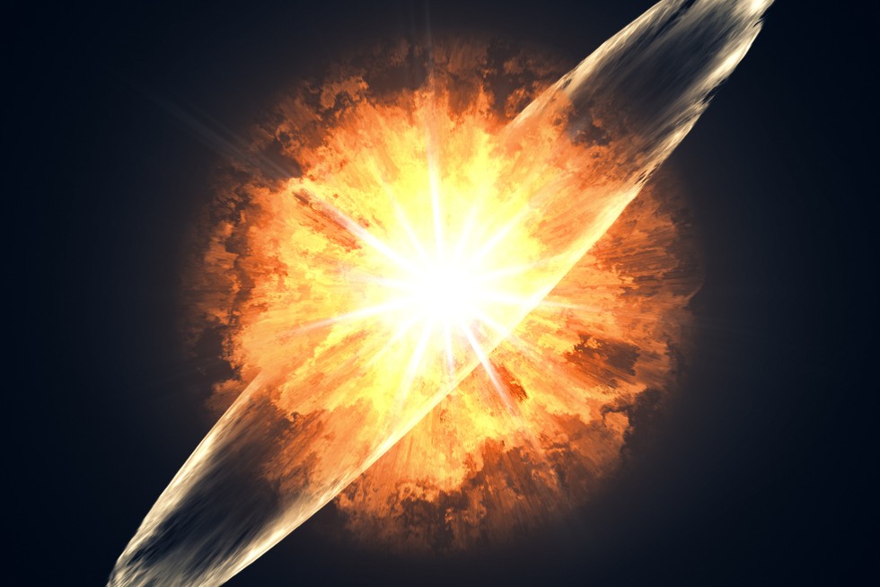 参宿四超新星爆炸艺术图。 图片来源：magann / Getty